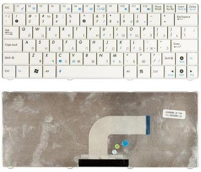 Клавиатура для ноутбука Asus N10, N10A, N10C, N10E, N10J, N10JC White, RU Клавиатура для ноутбука Asus N10, N10A, N10C, N10E, N10J, N10JC White, RU