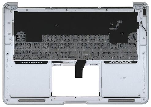 Клавиатура для ноутбука Apple MacBook Air (A1369) 2010+ Black, (Silver TopCase), RU (горизонтальный энтер) - фото 7