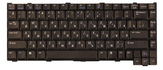 Клавиатура для ноутбука Dell Inspiron (1200, 2200) Latitude (110L, PP10S), Black, RU - фото 2