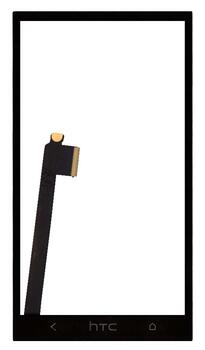 Тачскрин (Сенсорное стекло) для смартфона HTC One M7 801e черный Тачскрин (Сенсорное стекло) для смартфона HTC One M7 801e черный - фото 2