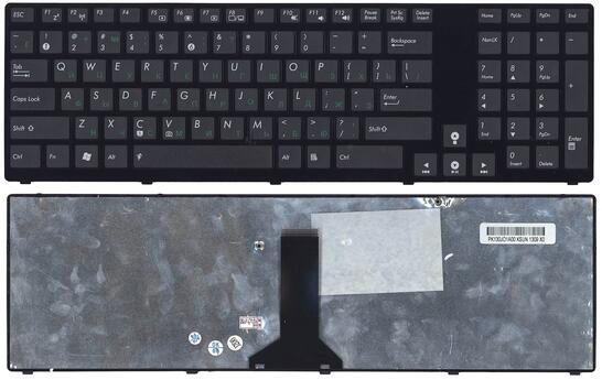 Клавиатура для ноутбука Asus (K93) Black, (Black Frame) RU Клавиатура для ноутбука Asus (K93) Black, (Black Frame) RU