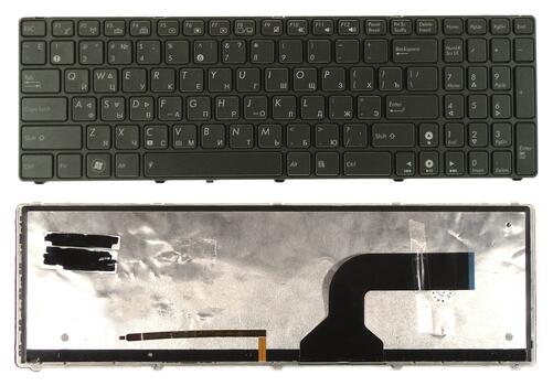 Клавиатура для ноутбука Asus K52, K53, G73, A52, G60 с подсветкой (Light), Black, (Black Frame) RU Клавиатура для ноутбука Asus K52, K53, G73, A52, G60 с подсветкой (Light), Black, (Black Frame) RU