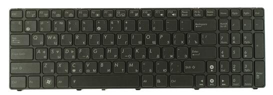 Клавиатура для ноутбука Asus K52, K53, G73, A52, G60 с подсветкой (Light), Black, (Black Frame) RU Клавиатура для ноутбука Asus K52, K53, G73, A52, G60 с подсветкой (Light), Black, (Black Frame) RU - фото 2
