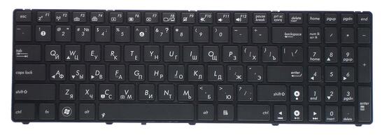 Клавиатура для ноутбука Asus (K50, K60, K70) с подсветкой (Light), Black, (Black Frame) RU Клавиатура для ноутбука Asus (K50, K60, K70) с подсветкой (Light), Black, (Black Frame) RU - фото 2