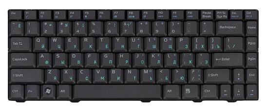 Клавиатура Asus (F80) Black, RU - фото 2