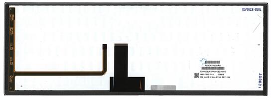 Клавиатура для ноутбука Toshiba Satellite (U900, U920T, U840, U800) с подсветкой (Light), Black, (Gray Frame) RU - фото 3