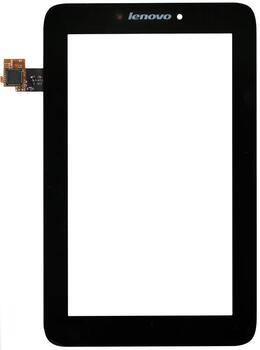 Тачскрин (Сенсорное стекло) для планшета Lenovo IdeaPhone A2107 черный, A2107 BL TS