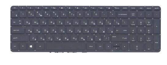 Клавиатура для ноутбука HP Pavilion (15-P), Black, (No Frame), RU Клавиатура для ноутбука HP Pavilion (15-P), Black, (No Frame), RU - фото 2