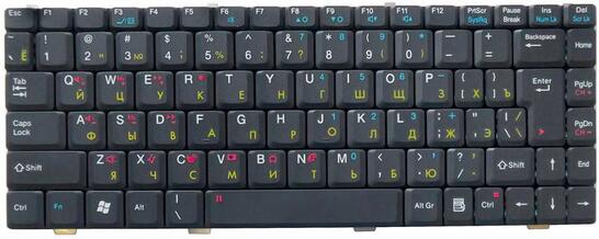 Клавиатура для ноутбука MSI Megabook (S250, S260, S262, S262W, S270, S271) Black, RU Клавиатура для ноутбука MSI Megabook (S250, S260, S262, S262W, S270, S271) Black, RU - фото 2