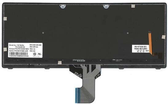 Клавиатура для ноутбука Lenovo IdeaPad (Z400) с подсветкой (Light), Black, (Gray Frame), RU Клавиатура для ноутбука Lenovo IdeaPad (Z400) с подсветкой (Light), Black, (Gray Frame), RU - фото 3