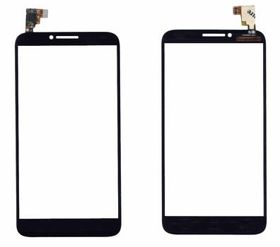 Тачскрин (Сенсорное стекло) для смартфона Alcatel Idol 2 6037 черный Тачскрин (Сенсорное стекло) для смартфона Alcatel Idol 2 6037 черный