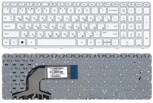 Клавиатура для ноутбука HP Pavilion (15-e) White, (White Frame) RU Клавиатура для ноутбука HP Pavilion (15-e) White, (White Frame) RU