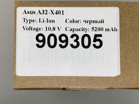 Аккумуляторная батарея для ноутбука Asus A32-X401 10.8V Black 5200mAh OEM - фото 5