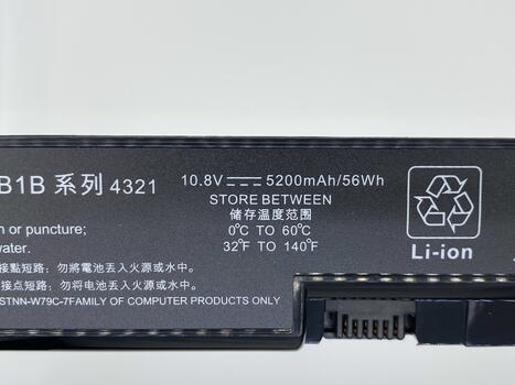 Аккумуляторная батарея для ноутбука HP Compaq HSTNN-IB1A ProBook 4320s 10.8V Black 5200mAh OEM - фото 3