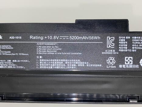 Аккумуляторная батарея для ноутбука Asus A31-1015 Eee PC 1015 10.8V Black 5200mAh OEM - фото 3