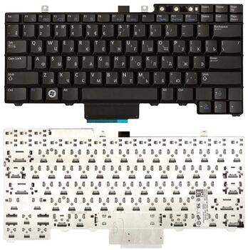 Клавиатура для ноутбука Dell Latitude E5520, E6410, E6400, E5500, E5510, E5410, E6500, E6510, M4500  Black, RU/EN