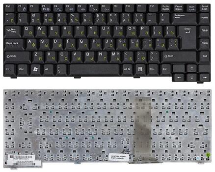 Клавиатура для ноутбука Fujitsu Amilo (D1840, D1845, A1630) Black, RU (вертикальный энтер) - фото 6