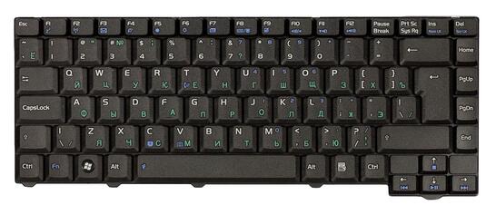Клавиатура для ноутбука Asus F2 F3 Z53 24pin Black, RU - фото 3