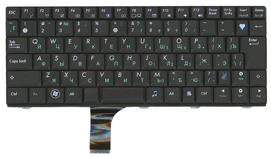 Клавиатура для ноутбука Asus EEE PC Limited Edition (1005HA 1008HA 1001HA) Black, RU (вертикальный энтер) - фото 2