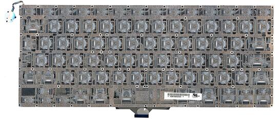 Клавиатура для ноутбука Apple MacBook Air A1304, A1237 с подсветкой (Light) Black, (No Frame), RU (горизонтальный энтер) - фото 3