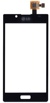 Тачскрин (Сенсорное стекло) для смартфона LG Optimus L7 P705 черный