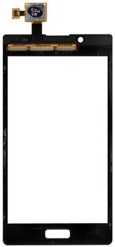 Тачскрин (Сенсорное стекло) для смартфона LG Optimus L7 P705 черный - фото 2