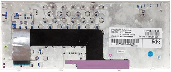 Клавиатура для ноутбука HP Compaq (Mini 110) Pink, RU - фото 3