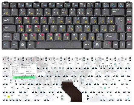 Клавиатура для ноутбука Benq Joybook (R55, R55E, R55EG, R65) Black, RU Клавиатура для ноутбука Benq Joybook (R55, R55E, R55EG, R65) Black, RU