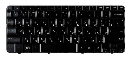Клавиатура для ноутбука HP Pavilion (DV2-1000) Black, RU/EN - фото 2