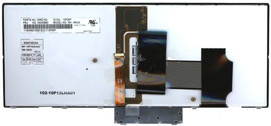 Клавиатура для ноутбука Lenovo ThinkPad (X1) с подсветкой (Light), с указателем (Point Stick) Black, Black Frame, RU - фото 3