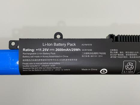 Аккумуляторная батарея для ноутбука Asus A31N1519 X540LA 11.25V Black 2600mAh OEM - фото 3