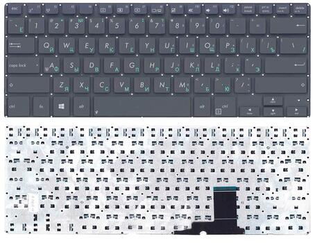 Клавиатура для ноутбука Asus BU401, BU201, BU400, BU400V, BU400A, B400A Black, (No Frame) RU Клавиатура для ноутбука Asus BU401, BU201, BU400, BU400V, BU400A, B400A Black, (No Frame) RU