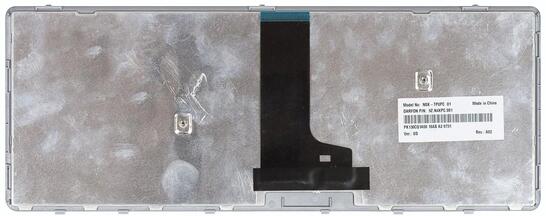 Клавиатура для ноутбука Toshiba Satellite (T230, T230D, T235, T235D) Silver, (Silver Frame) RU - фото 3