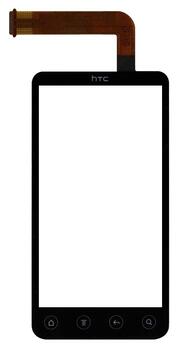 Тачскрин (Сенсорное стекло) для смартфона HTC Evo 3D G17 черный - фото 2