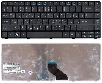 Клавиатура для ноутбука Acer TravelMate 8371, 8371G, 8471, 8471G Black, RU - фото 6