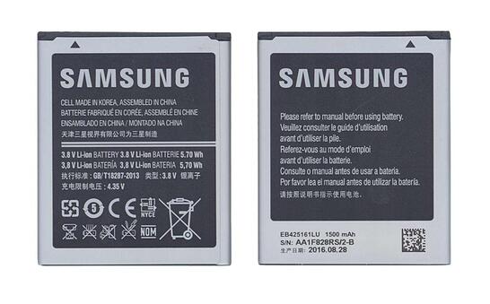 Аккумуляторная батарея для смартфона Samsung EB-L1M7FLU Galaxy S III Mini/ GT-i8190T 3.8V Black 1500mAh 5.70Wh Аккумуляторная батарея для смартфона Samsung EB-L1M7FLU Galaxy S III Mini/ GT-i8190T 3.8V Black 1500mAh 5.70Wh