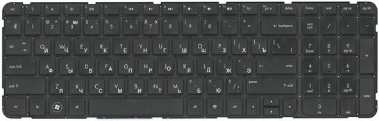 Клавиатура для ноутбука HP Pavilion (G6-2000) Black, (No Frame) RU - фото 2