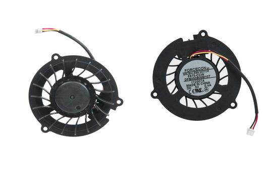 Вентилятор для ноутбука MSI MS-163, EX600, EX610, EX700, GX400, GX610, VR200, VR201, VR600, VR601, VX600, EX200, LG E500, 5V 0.4A 3-pin Forcecon