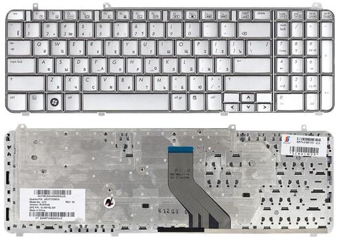 Клавиатура для ноутбука HP Pavilion DV6-1000, DV6-2000 Silver, RU Клавиатура для ноутбука HP Pavilion DV6-1000, DV6-2000 Silver, RU