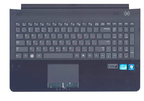 Клавиатура для ноутбука Samsung (RC520) Black, (Black TopCase), RU Клавиатура для ноутбука Samsung (RC520) Black, (Black TopCase), RU