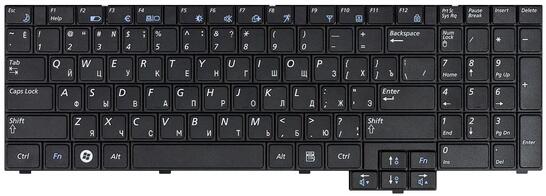 Клавиатура для ноутбука Samsung (X520) Black, RU/EN - фото 2