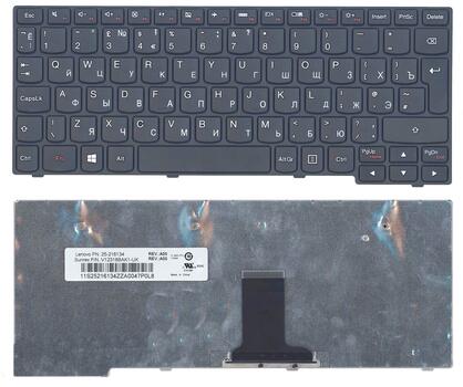 Клавиатура для ноутбука Lenovo IdeaPad (S100) Black, (Black Frame), RU Клавиатура для ноутбука Lenovo IdeaPad (S100) Black, (Black Frame), RU