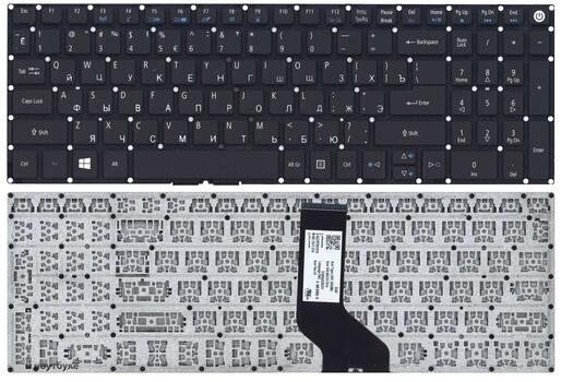 Клавиатура для ноутбука Acer Aspire E5-522, E5-522G, V3-574G, E5-573, E5-573G, E5-573T, E5-573T, E5-532G, E5-722, E5-772, F5-571, F5-571G, F5-572, F5-572G, VN7-792G, V17 Nitro, Packard Bell EasyNote TE69BH  Black, (No Frame) RU Клавиатура для ноутбука Acer Aspire E5-522, E5-522G, V3-574G, E5-573, E5-573G, E5-573T, E5-573T, E5-532G, E5-722, E5-772, F5-571, F5-571G, F5-572, F5-572G, VN7-792G, V17 Nitro, Packard Bell EasyNote TE69BH  Black, (No Frame) RU