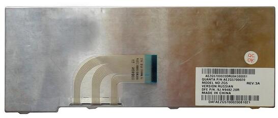 Клавиатура для ноутбука Acer Aspire One 531, A110, A150, D150, D250, ZG5, ZG8 White, RU - фото 8