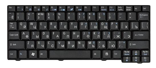 Клавиатура для ноутбука Acer Aspire One 531, A110, A150, D150, D250, ZG5, ZG8 Black, RU - фото 2