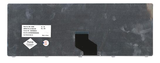 Клавиатура для ноутбука Acer eMachines (D725) Black, короткий шлейф (Short Trail), RU - фото 3