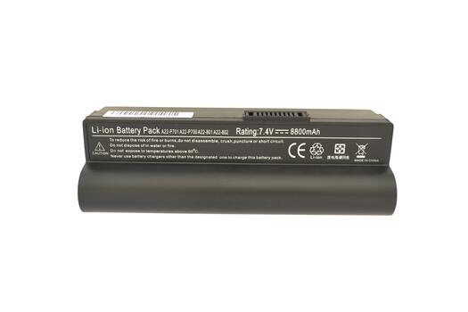 Усиленная аккумуляторная батарея для ноутбука Asus A22-P701 EEE PC 700 7.4V Black 8800mAh OEM Усиленная аккумуляторная батарея для ноутбука Asus A22-P701 EEE PC 700 7.4V Black 8800mAh OEM