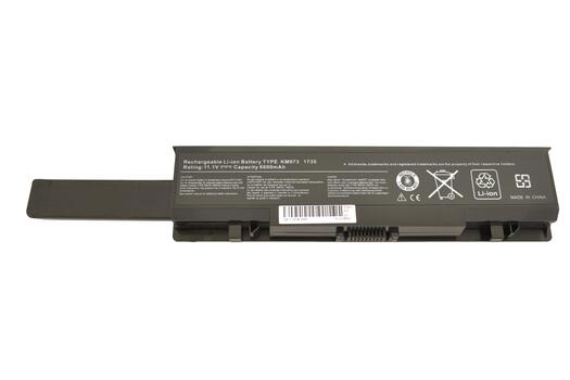 Усиленная аккумуляторная батарея для ноутбука Dell KM973 Studio 1737 11.1V Black 6600mAh OEM - фото 4