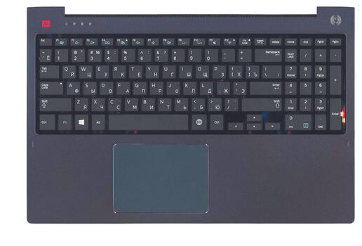 Клавиатура для ноутбука Samsung (NP670Z5E-X01) Black, (Black TopCase), RU Клавиатура для ноутбука Samsung (NP670Z5E-X01) Black, (Black TopCase), RU - фото 2