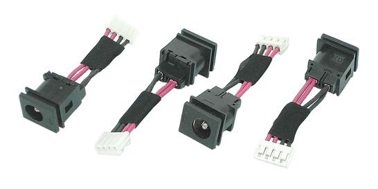 Разъем питания для ноутбука Toshiba Satellite Pro S300 с кабелем HY-TOO40. Возможно подходит для Toshiba Satellite Pro M10, M15